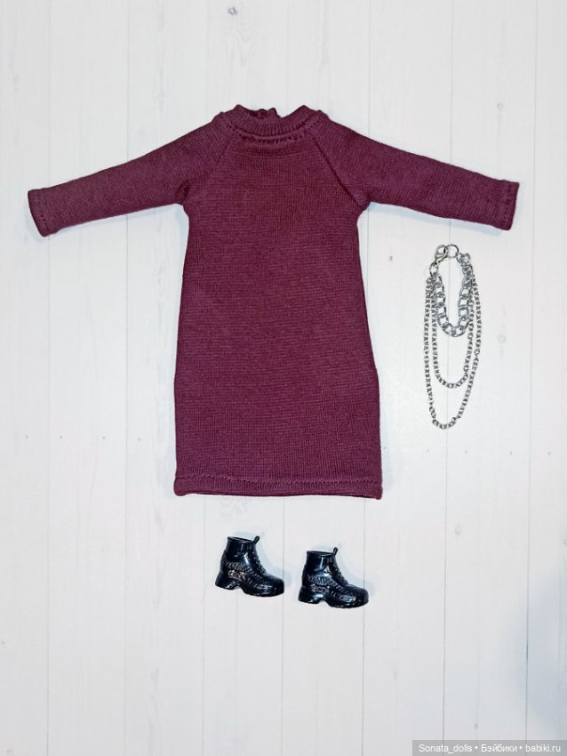 Платье и украшение для Барби пышки (фото 5)