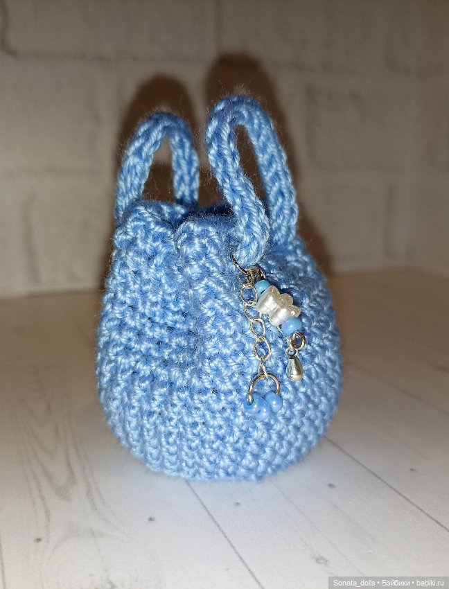 Сумочки вязаные для кукол формата 1:6 (фото 7)