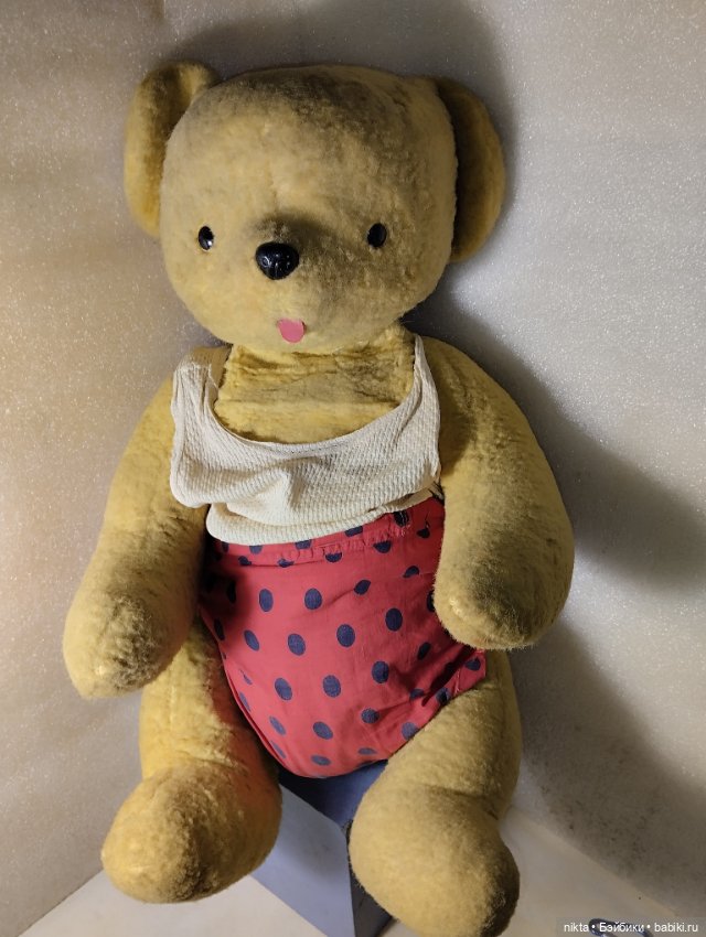 Мишка плюшевый СССР — Винтажные куклы и игрушки детства