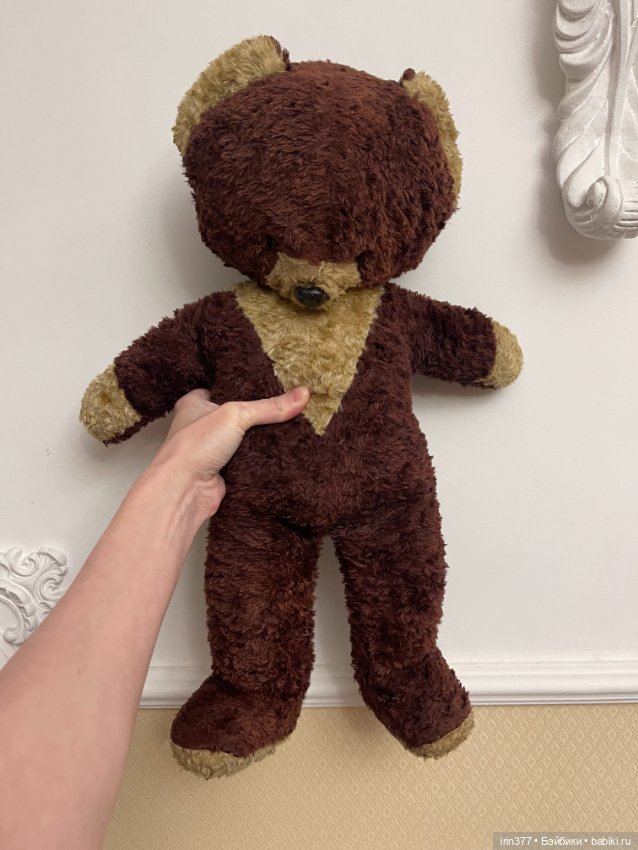 Мишка плюшевый СССР — Винтажные куклы и игрушки детства (фото 3)