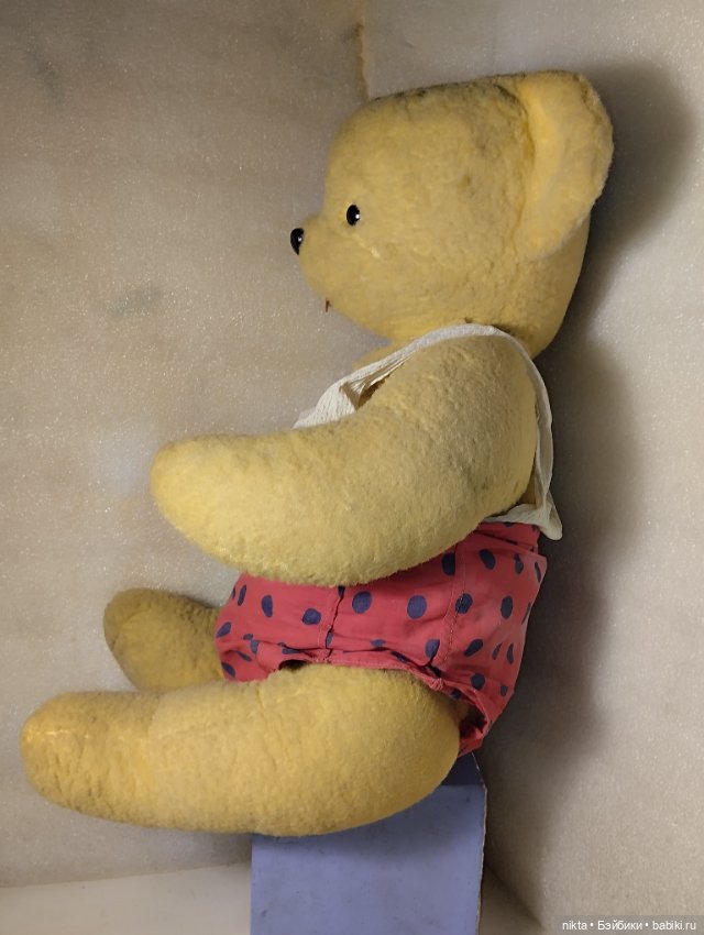 Мишка плюшевый СССР — Винтажные куклы и игрушки детства (фото 4)