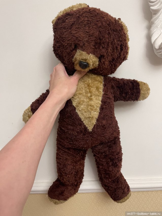 Мишка плюшевый СССР — Винтажные куклы и игрушки детства (фото 5)