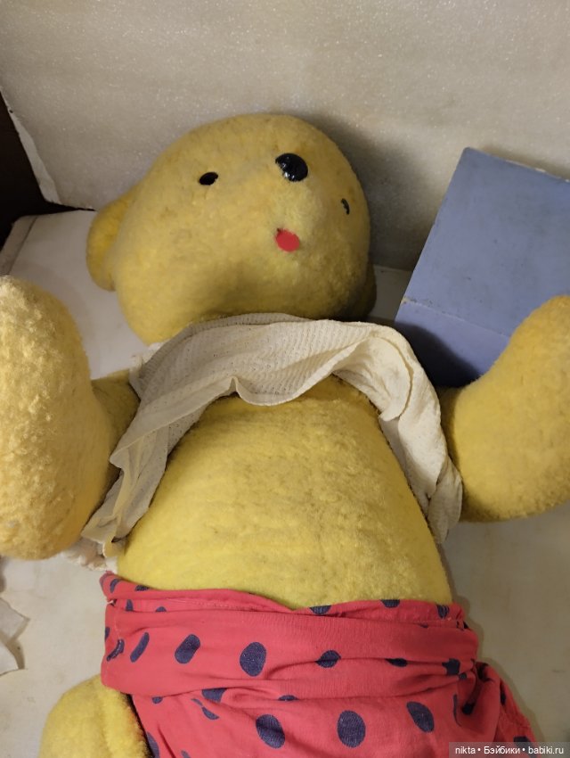 Мишка плюшевый СССР — Винтажные куклы и игрушки детства (фото 5)