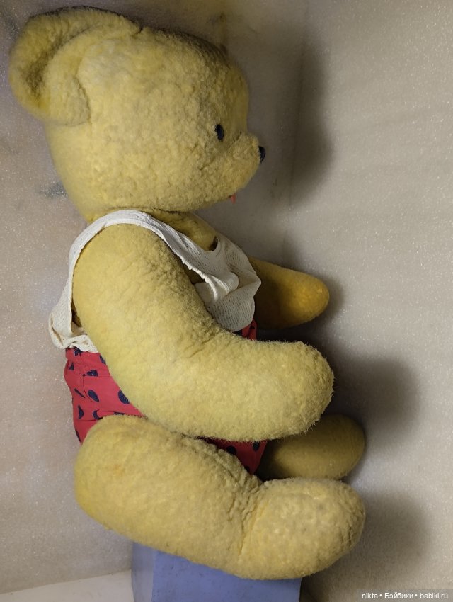 Мишка плюшевый СССР — Винтажные куклы и игрушки детства (фото 3)