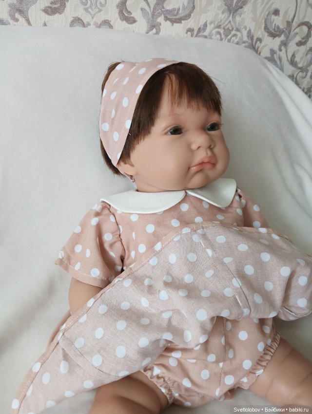 Платье в горошек — Одежда для кукол (фото 4)