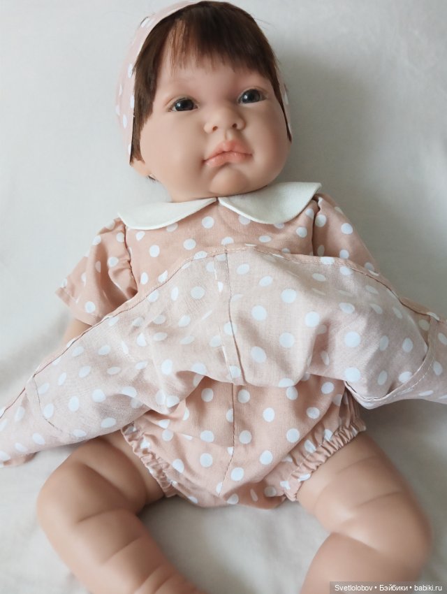 Платье в горошек — Одежда для кукол (фото 3)