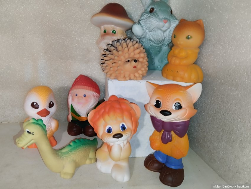 Резиновые игрушки СССР Новые, не играли Лотом