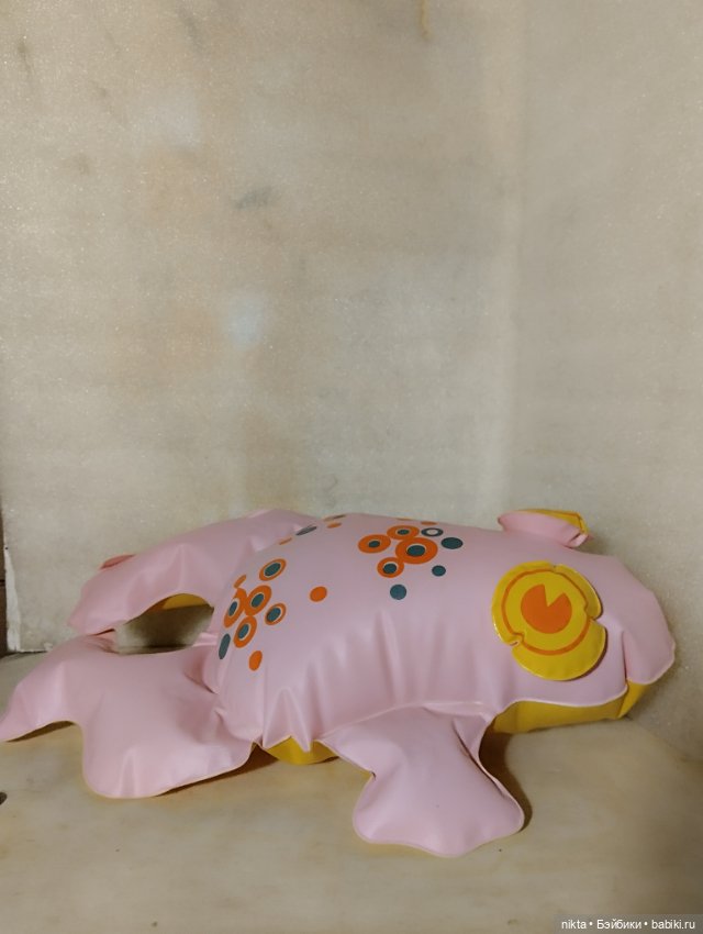 Надувная игрушка СССР Лягушка Большая, 55 см Новая, с хранения (фото 4)