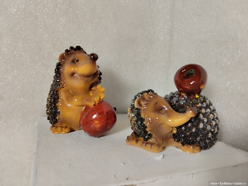 Жизнерадостные ежики Керамика? Полистоун? Винтаж (фото 6)