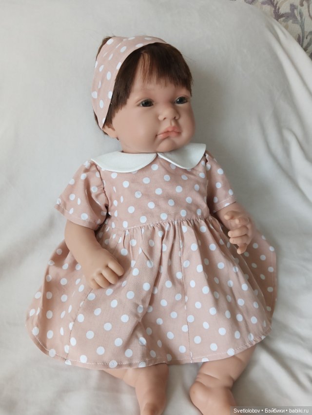 Платье в горошек — Одежда для кукол (фото 2)