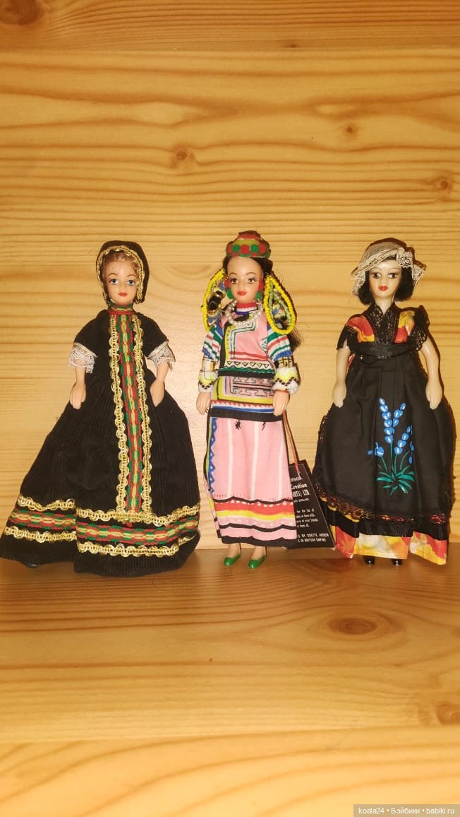 Кукла Англия. Винтажная куколка в национальном костюме (фото 8)