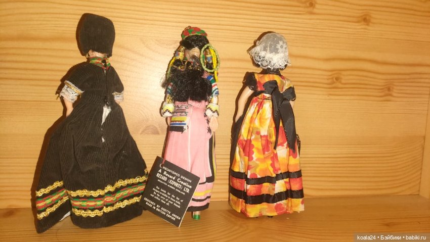 Кукла Англия. Винтажная куколка в национальном костюме (фото 10)