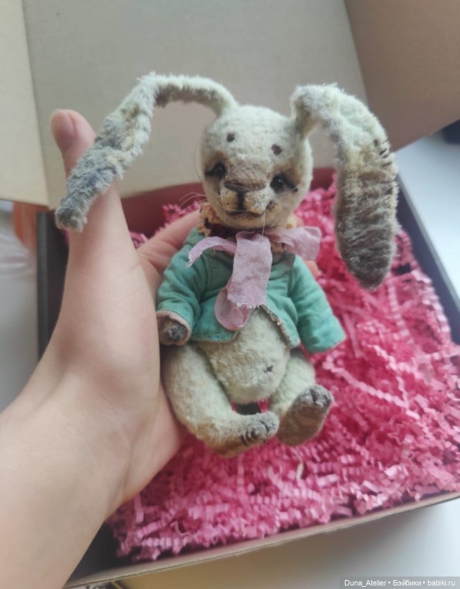 Кролик тедди — Авторские игрушки