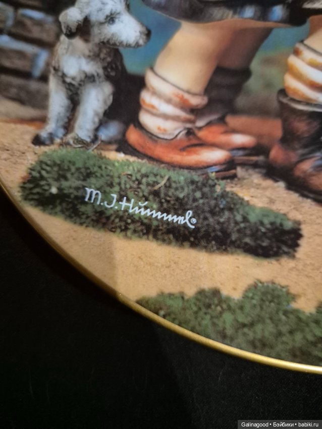 Фарфоровая декоративная тарелочка Goebel (фото 5)