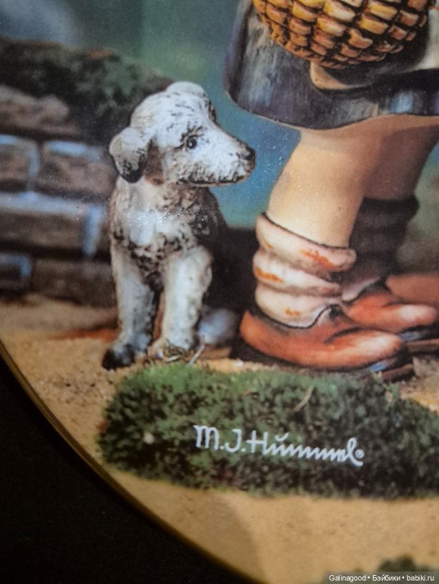 Фарфоровая декоративная тарелочка Goebel (фото 6)