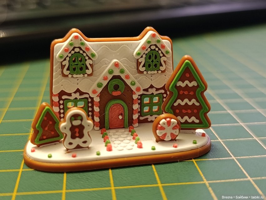 Пряничный домик для кукол 1:6 и меньше (фото 4)