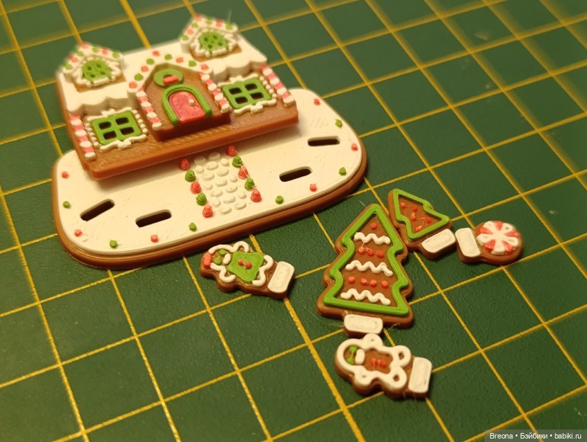 Пряничный домик для кукол 1:6 и меньше (фото 2)