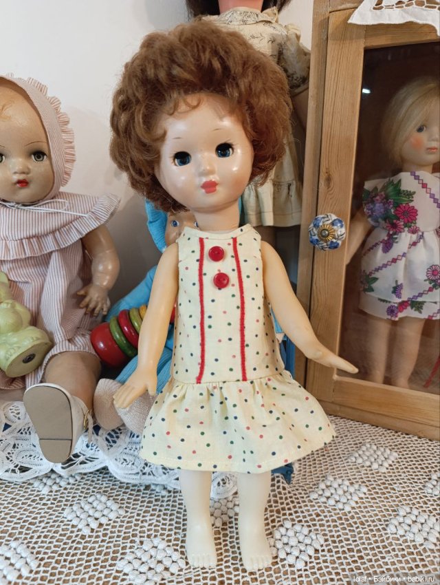 Невеста. Винтажная прессопилочная кукла