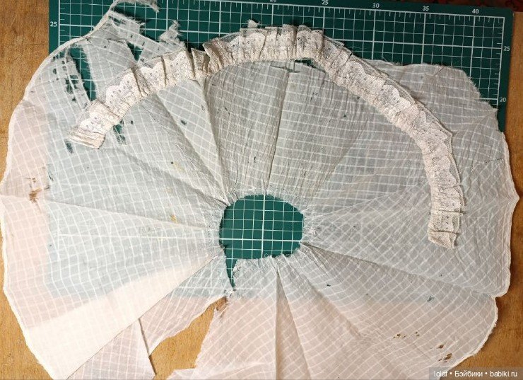 Невеста. Винтажная прессопилочная кукла (фото 8)