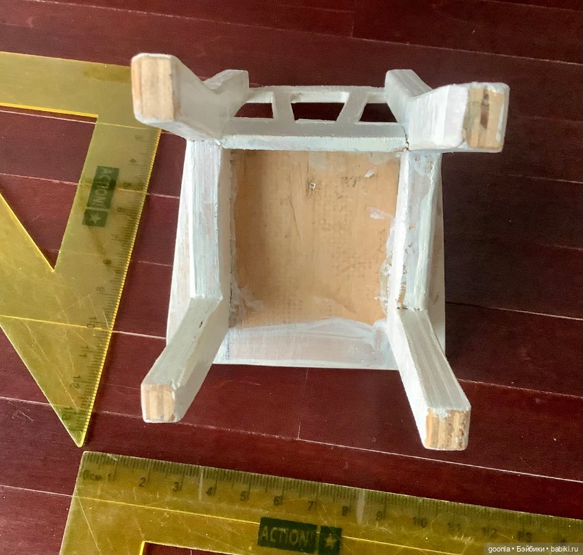 Деревянный стульчик — Кукольная мебель (фото 6)