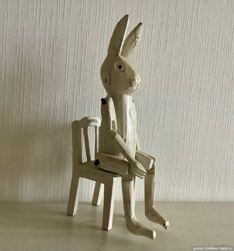 Деревянный стульчик — Кукольная мебель