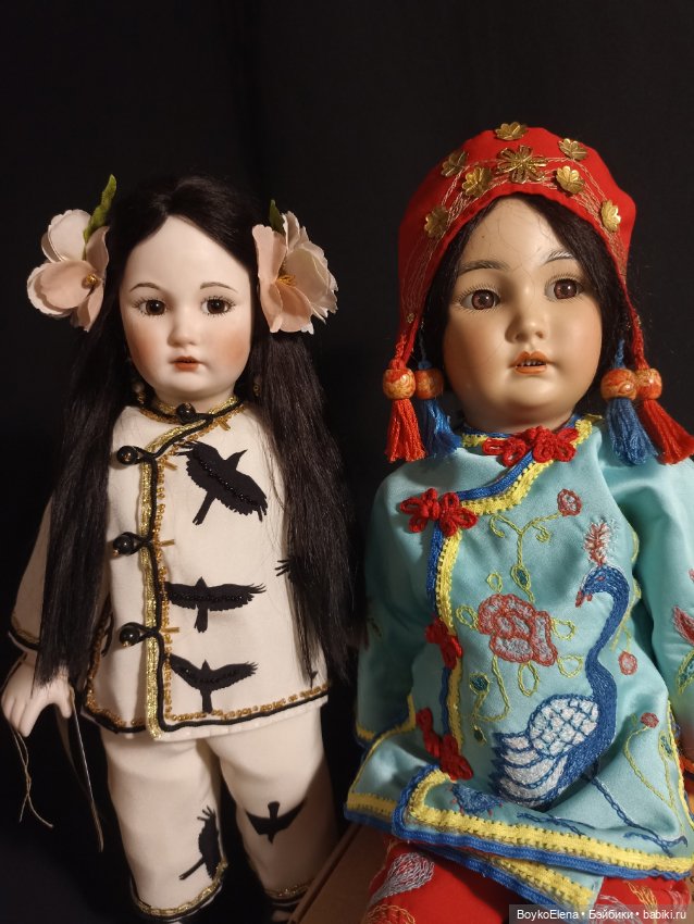 Азиатка с оригинала Simon & Halbig 1329 (фото 8)