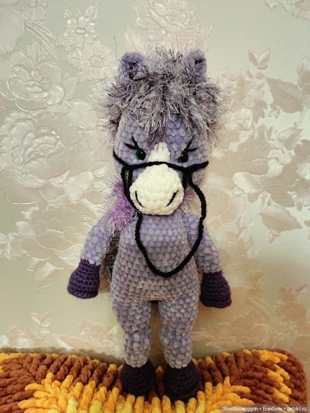 Лошадка из плюша — Авторские игрушки