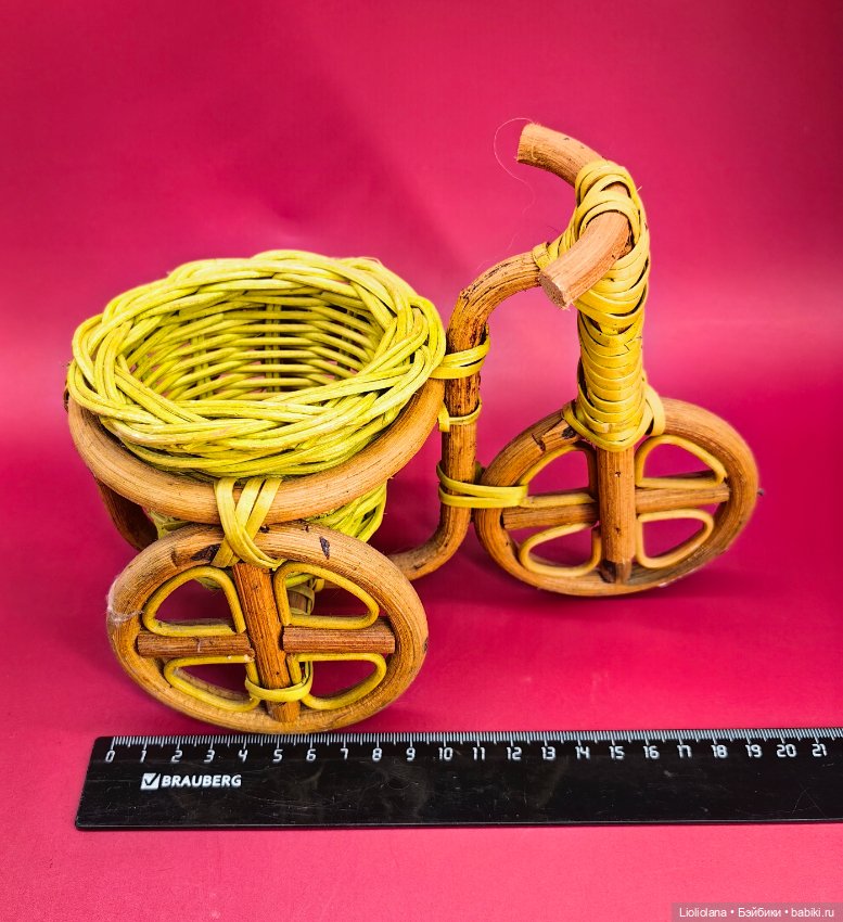 Велосипед декоративный игрушка для куклы (фото 7)