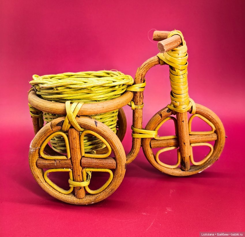 Велосипед декоративный игрушка для куклы (фото 4)