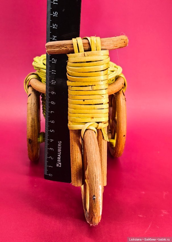 Велосипед декоративный игрушка для куклы (фото 6)