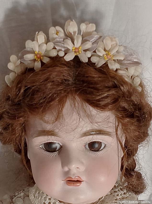 Диадемка флердоранж для куклы с ОГ23-25см
