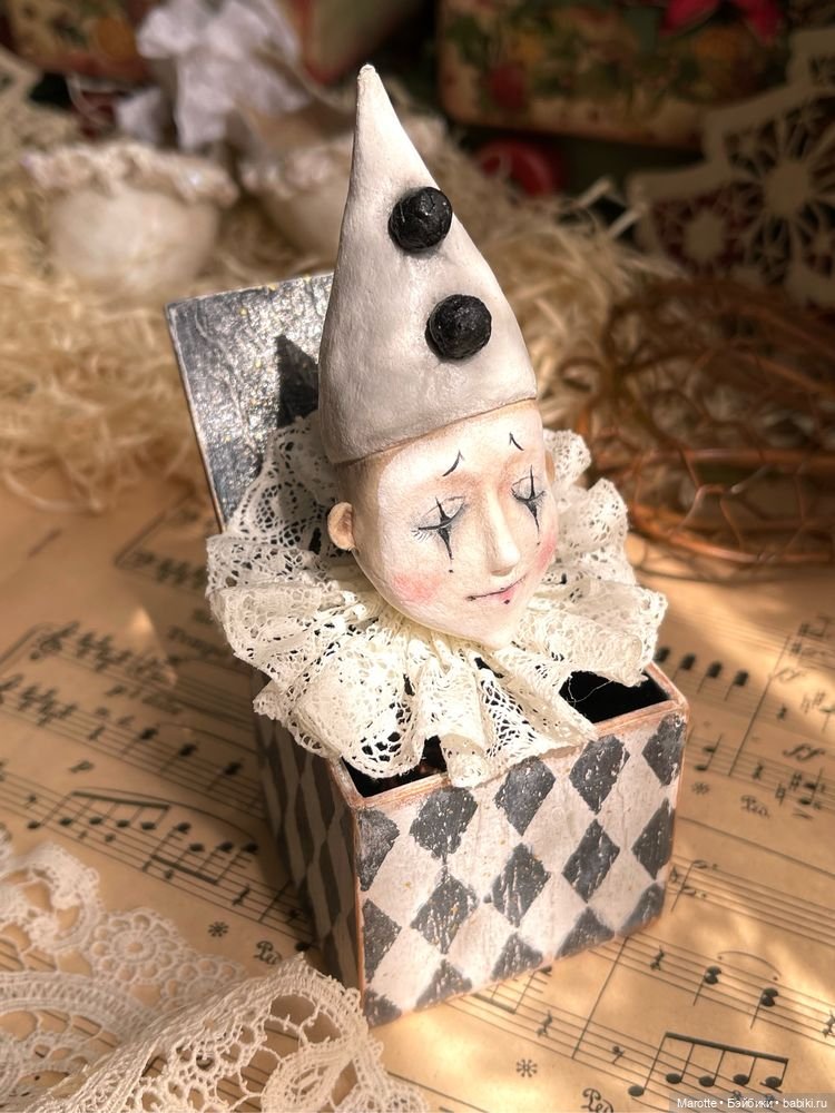 Авторская игрушка "Пьеро" (фото 2)