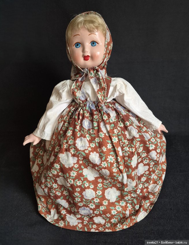 Кукла-грелка на чайник СССР