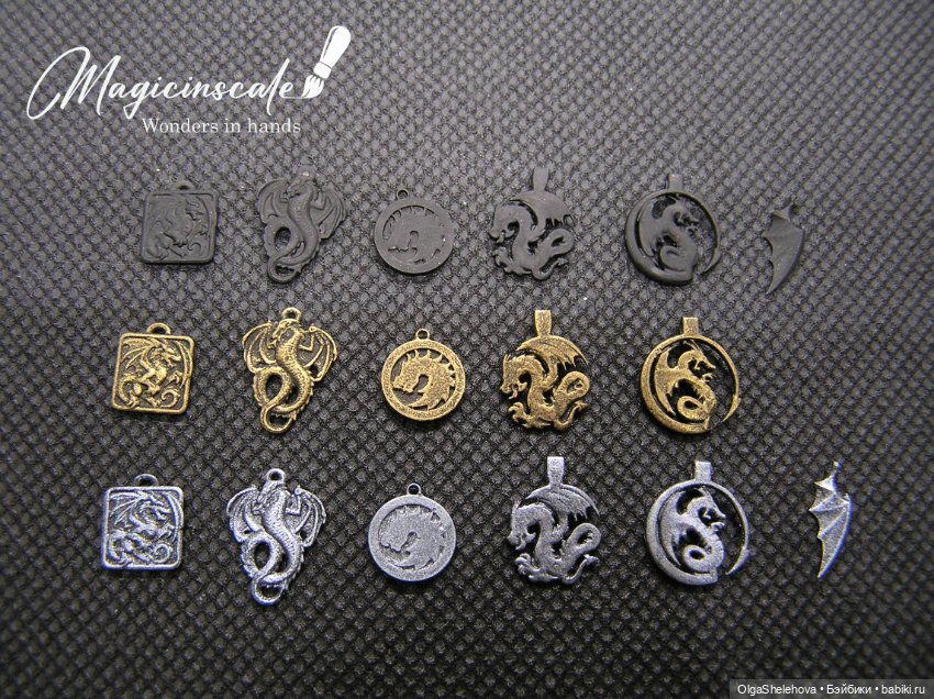 Миниатюрные подвески/кулоны для кукол