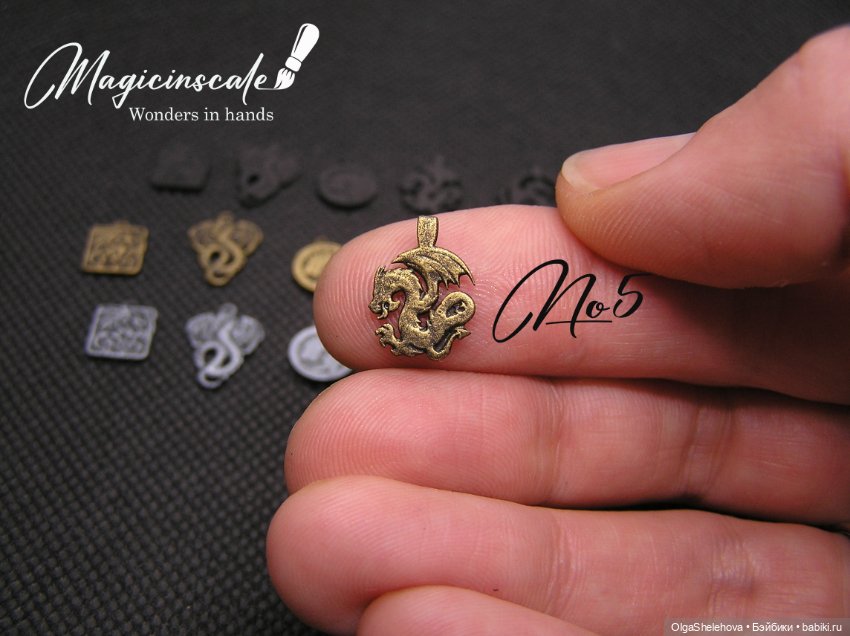 Миниатюрные подвески/кулоны для кукол (фото 6)
