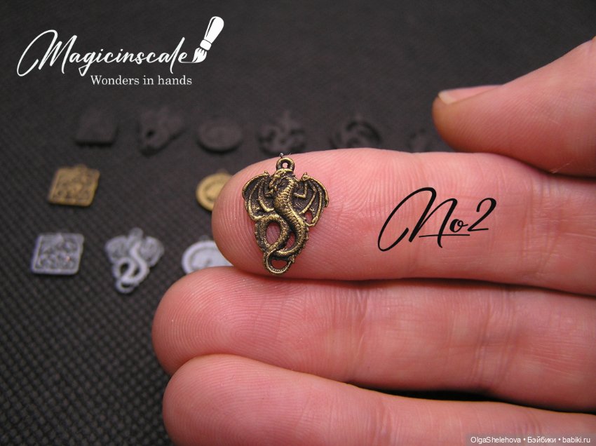 Миниатюрные подвески/кулоны для кукол (фото 3)