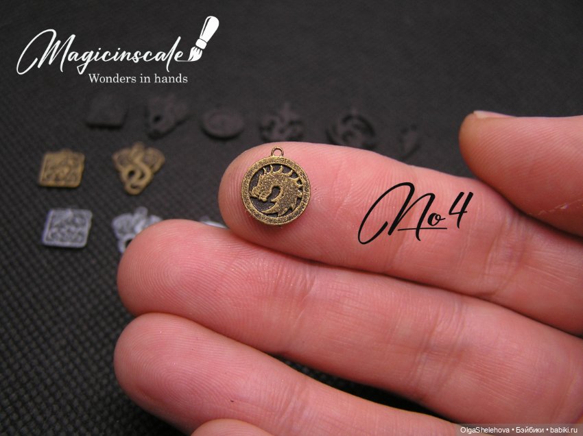 Миниатюрные подвески/кулоны для кукол (фото 5)