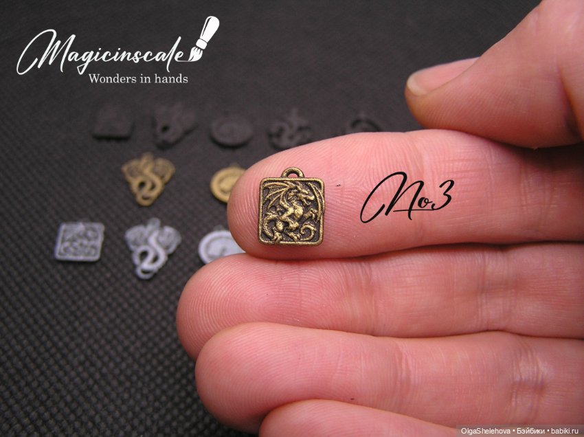 Миниатюрные подвески/кулоны для кукол (фото 4)