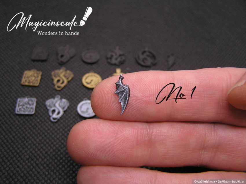 Миниатюрные подвески/кулоны для кукол (фото 2)