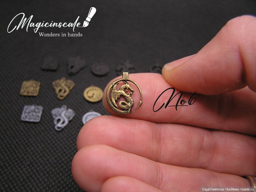 Миниатюрные подвески/кулоны для кукол (фото 7)