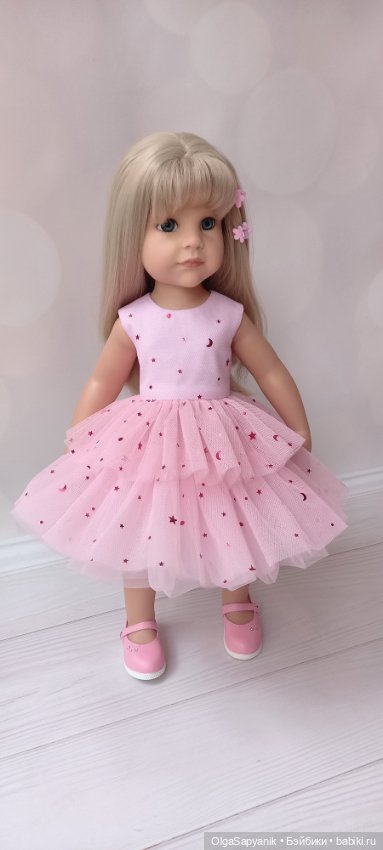 "Зефирное " платье для кукол готц (фото 2)