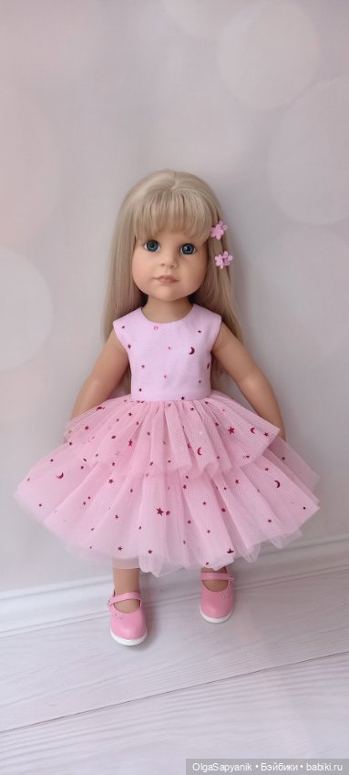 "Зефирное " платье для кукол готц (фото 4)