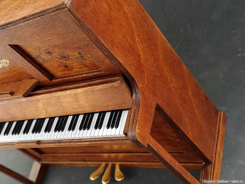 Пианино — Кукольная мебель (фото 6)