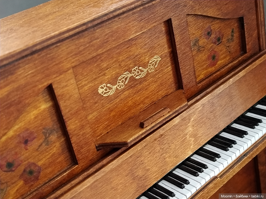 Пианино — Кукольная мебель (фото 5)