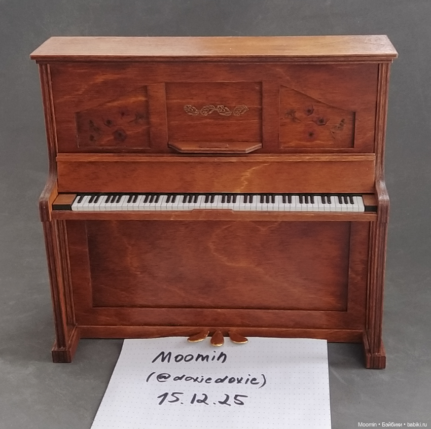 Пианино — Кукольная мебель (фото 8)