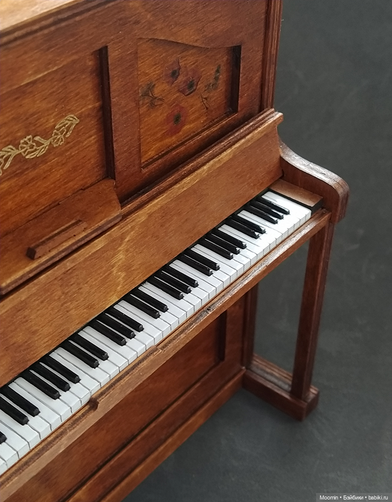 Пианино — Кукольная мебель (фото 4)