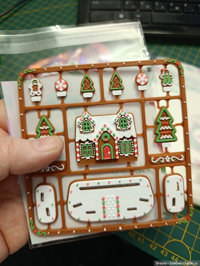 Пряничный домик для кукол 1:6 и меньше (фото 7)