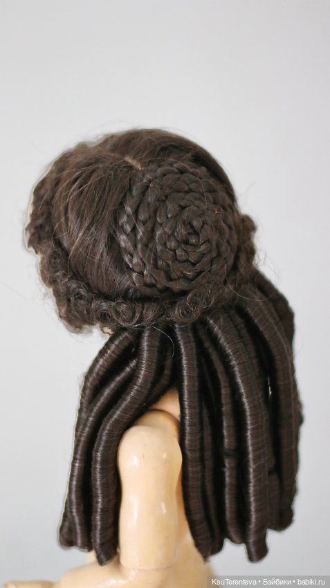 Парик для антикварной куклы (фото 5)