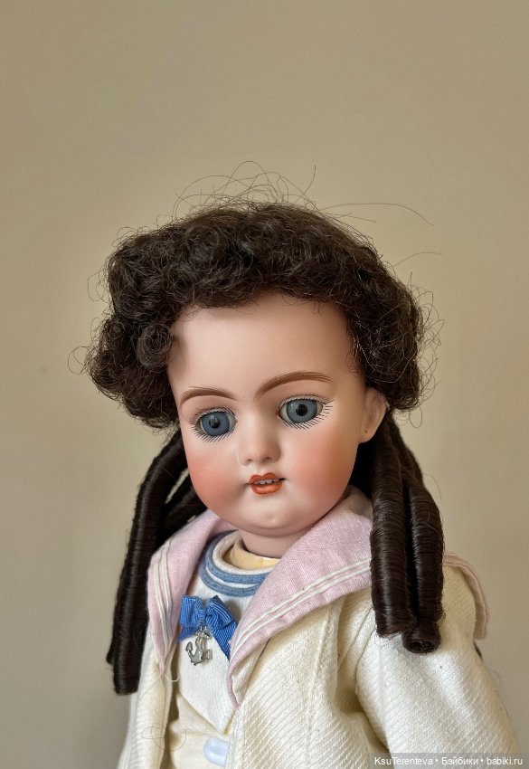 Парик для антикварной куклы