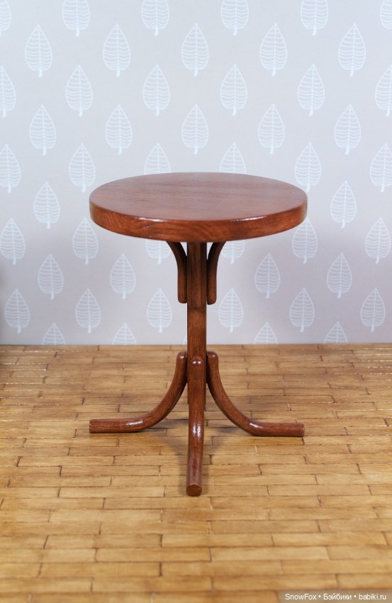 Круглый стол "Вьюнок" (3) для кукол 1:6 (barbie, Momoko,bjd) (фото 4)